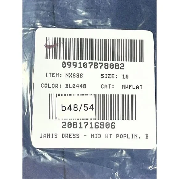 Madewell Tie-Waist Midi Shirtdress Midnight Navy Size 10 NWT NX636 - Picture 12 of 12